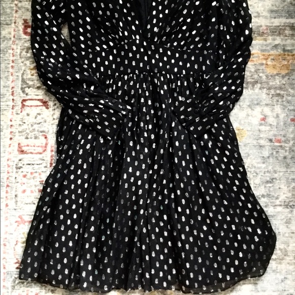 Jill Stuart Clipped Dots Mini Dress - Picture 2 of 7
